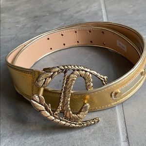 Roberto Cavalli gold belt